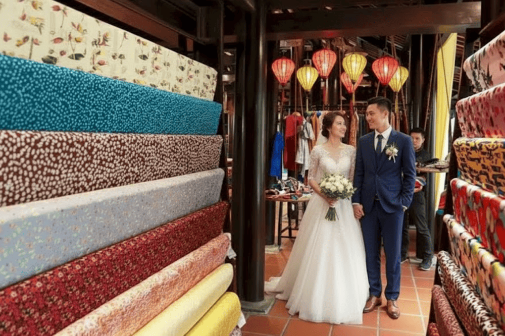 Nam Ngai Silk works closely with local artisans to source and produce high-quality handcrafted fabrics